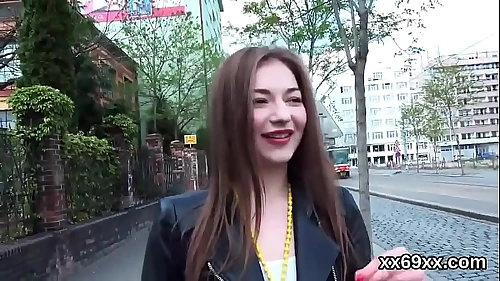 Doctor gazes hymen examination and virgin cutie nailing