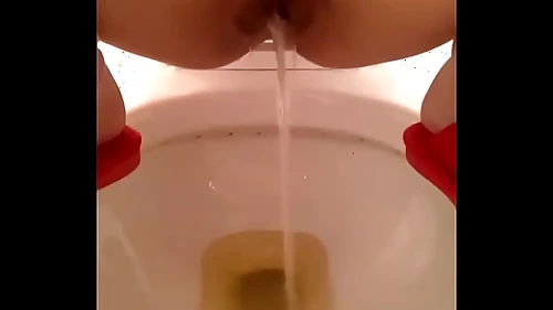 Chinese wife urethra pissing peeing pee m.